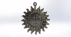sun pendant/keychain