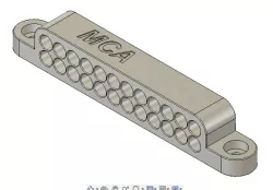 surface mount pc cable comb x24