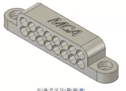 surface mount pc cable comb x8+x8