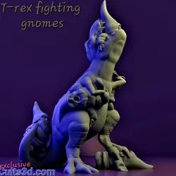 T Rex garden gnome