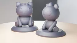 Teddy bear and bear