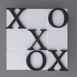 Tic-Tac-Toe 3D print model