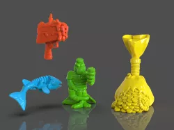 TMNT Scratch The Cat Accesories