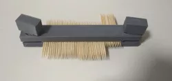 Toothpick contour gauge