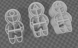 toy, squid games, squid game, squid game, squid game, squid game mold cookies
