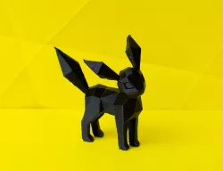 Umbreon Low Poly Pokemon