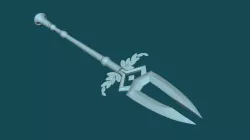 Varatha - Eternal Spear - HADES Keychain Miniature