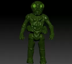 Vintage Battlestar Galactica Ovion Action figure for 3D printer .stl