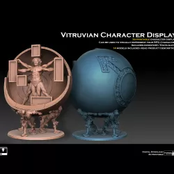Vitruvian Character Display