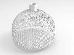 voronoi lamp 4cm lamp holder basket lamp