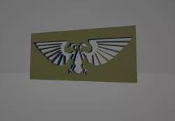 Warhammer 40K Aquila Stencil for Painting & Airbrush