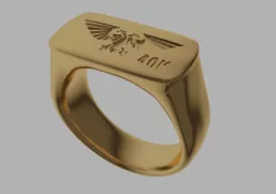 Warhammer 40k Imperial Aquilla SIGNET RING
