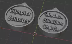 Warhammer 40k Marine Codex Tokens