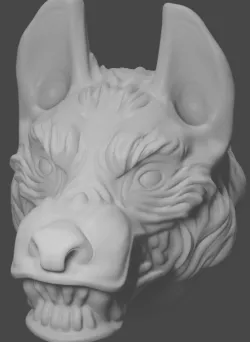 Warhammer 40k Wulfen Custom Head