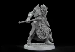 WARHAMMER WARRIOR ARMED STL