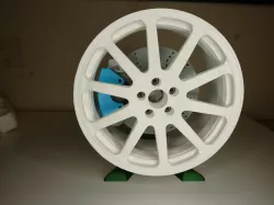 Wheel with brake system