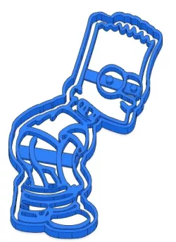 2 Biscuit Moulds - The Simpsons - HOMER - MARGE - BARTH - NANCY - Cookie cutter- Biscuit Cutters