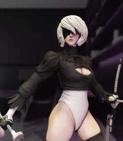 2B - Nier Automata 3D print model
