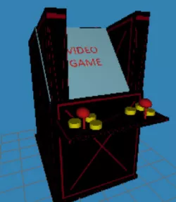 3d model video game arcade