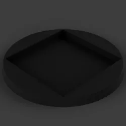 40mm square to 60mm round base expander
