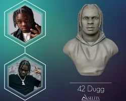 42 Dugg Bust 3D print model