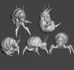 5 SNARK DYNAMIC POSE BUNDLE from HALF-LIFE ALYX - STL for 3Dprinting HIGH POLY