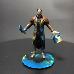 Abstract Expressionist Painter - Miniature