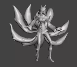 Ahri 3D Model