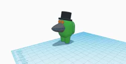 Among Us Crewmate Plague Mask