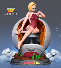 Android 18 in bikini