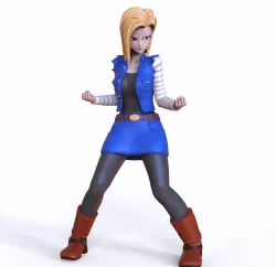 Android 18 + NSFW
