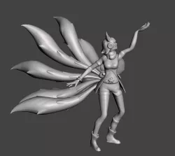 Arcade Ahri 3D Model