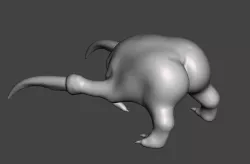 ASSCRAB - Half Life headcrab with a BIG BUTT - THIC Half-Life HIGH POLY STL for 3D printing
