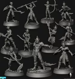 Atlantean Sea Elves - Rangers / Berzerkers / Warriors