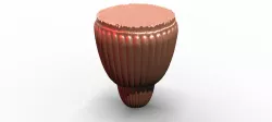Baroque Shell Statue base 4