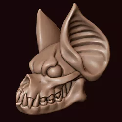 Bat Gargoyle Head