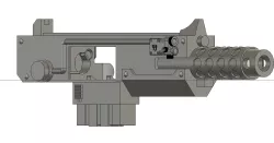 Bolter fed by heavy bolter belt