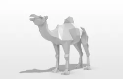 Camel Low pOLY