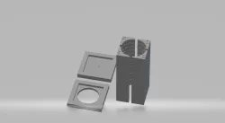 Candle mould for honeycomb candles