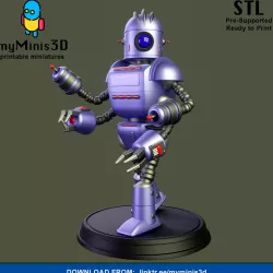 Champion 1 of the Invader Robots Warband | 3D print models.