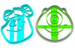 cookie cutter monster inc fondant cookie cookie cutter mike sulley x2 pack