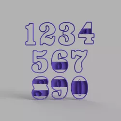 COOKIE CUTTER - NUMBERS