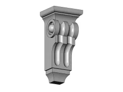 Corinthian Corbel and Bracket 3D print model