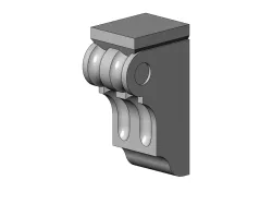 Corinthian Style Corbel and Bar Bracket 3D print model