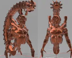 cyber god for space zombies (supported file included)