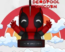 Deadpool Unicorn Chibi