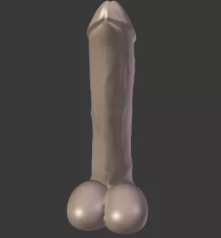 Dildo with balls