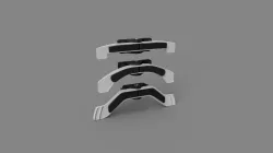DIY 3D Printed Magnetic Mono Arm Shifters Model 2