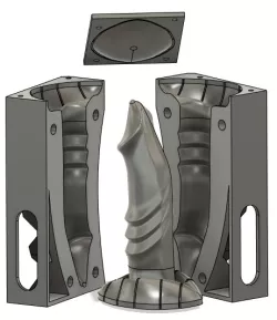 Dragon Dildo with Ribbed Base