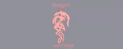 Dragon earrings (v2)